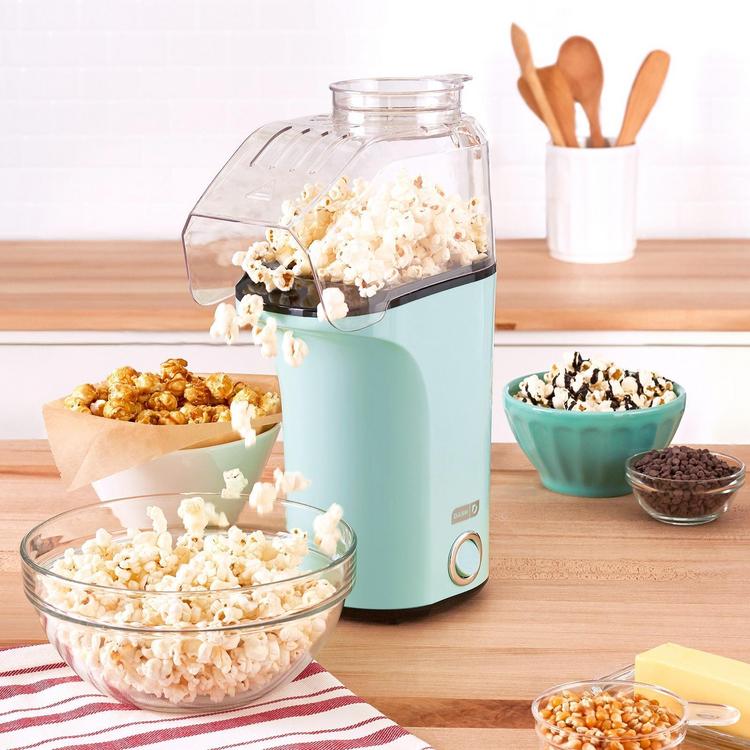 Litake Kitchen Large Microwave Popcorn Maker Hot-Oil Popcorn Popper Maker with Nonstick Plate & Stirring Rod Large Lid for Serving Bowl and Two Me