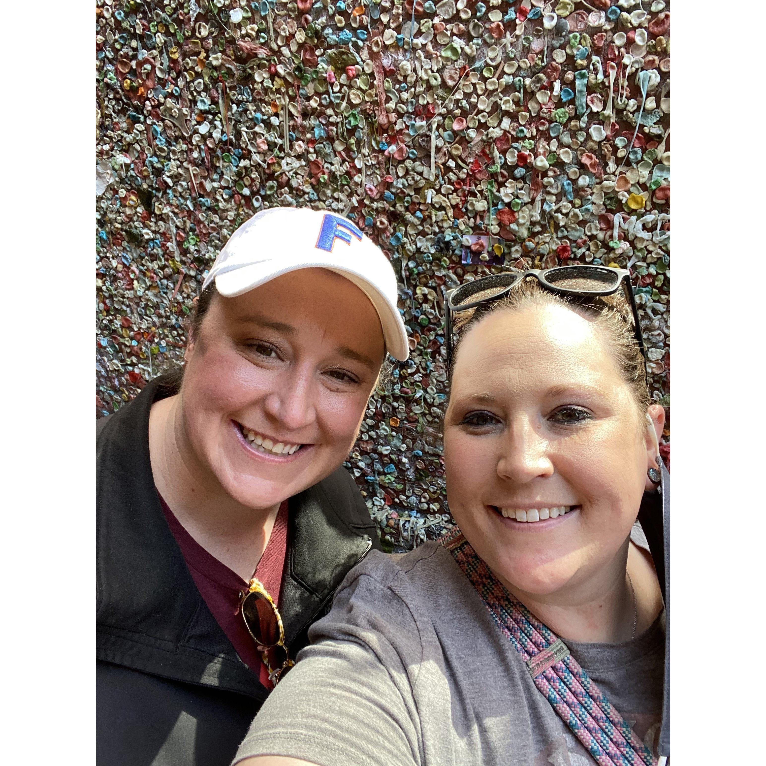 The gum wall in Seattle!