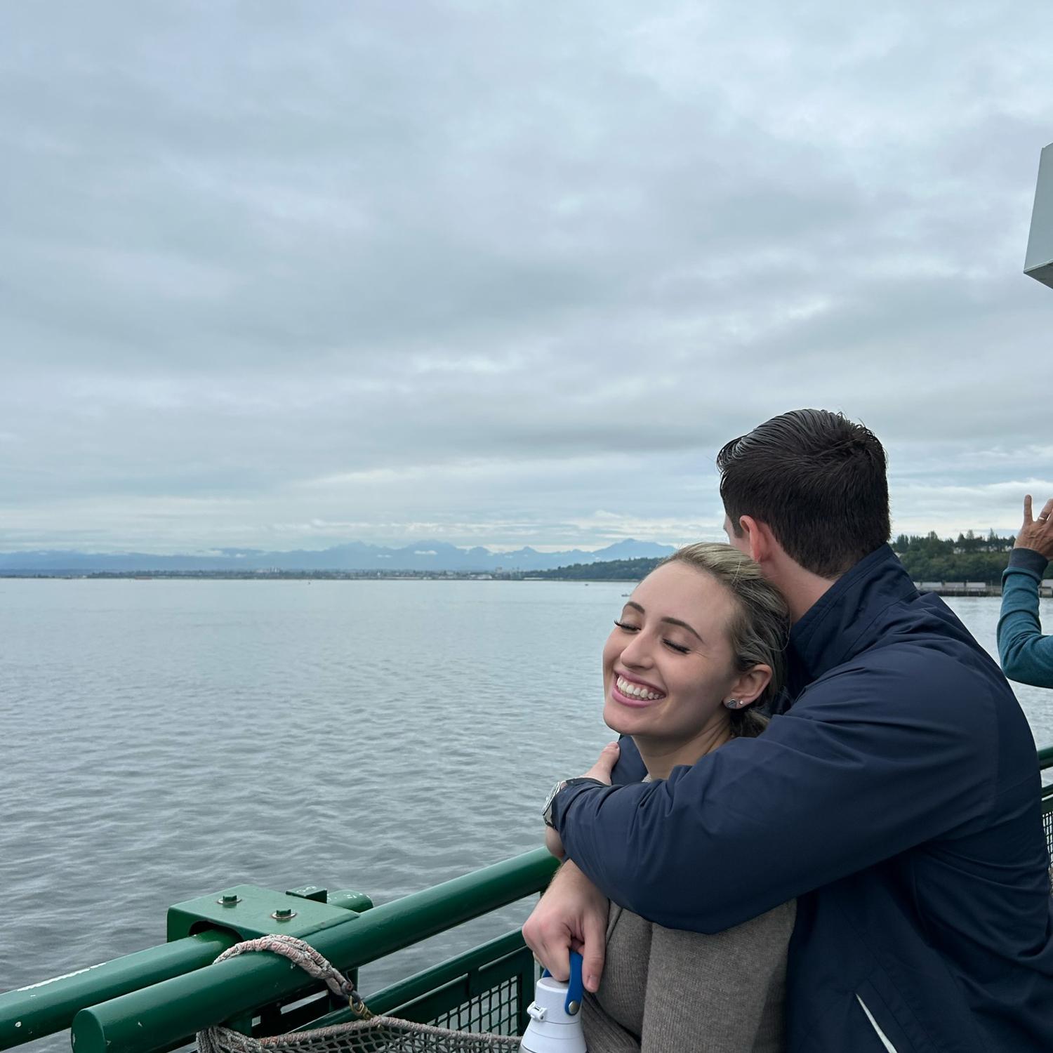 On a ferry to Whidbey Island, WA