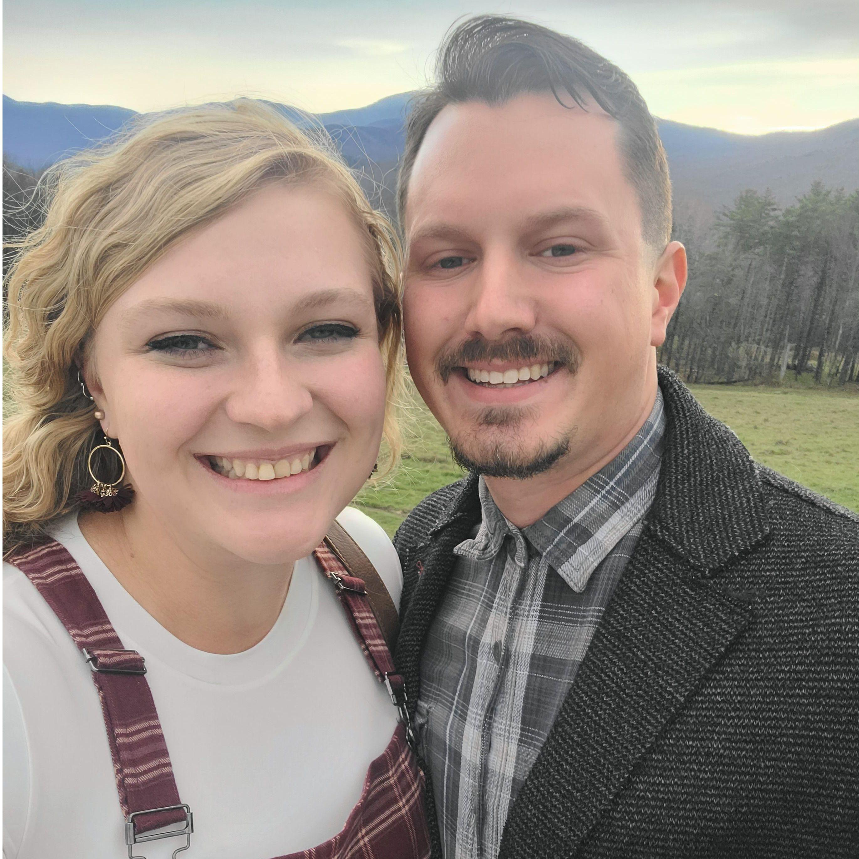 One last selfie before we got engaged