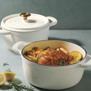 Tramontina 4-quart & 6-quart Enameled Cast Iron Round Dutch Oven, 2-pack