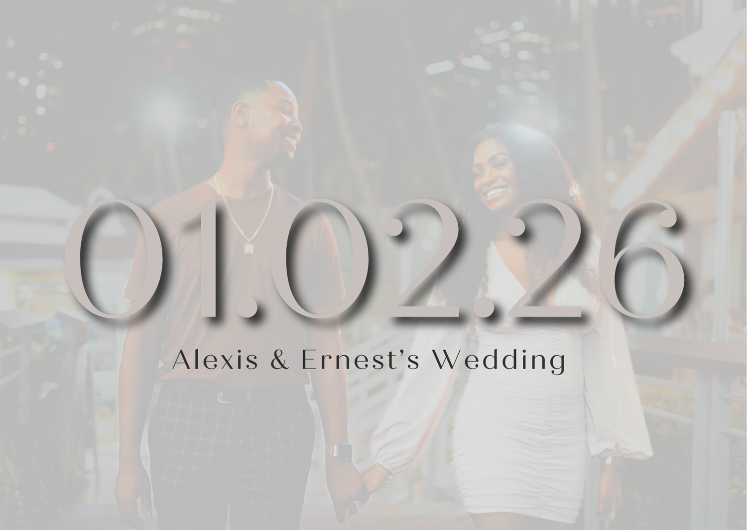 The Wedding Website of Alexis Anderson and Ernest Anderson