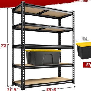 5 Tier Garage Shelving Heavy Duty