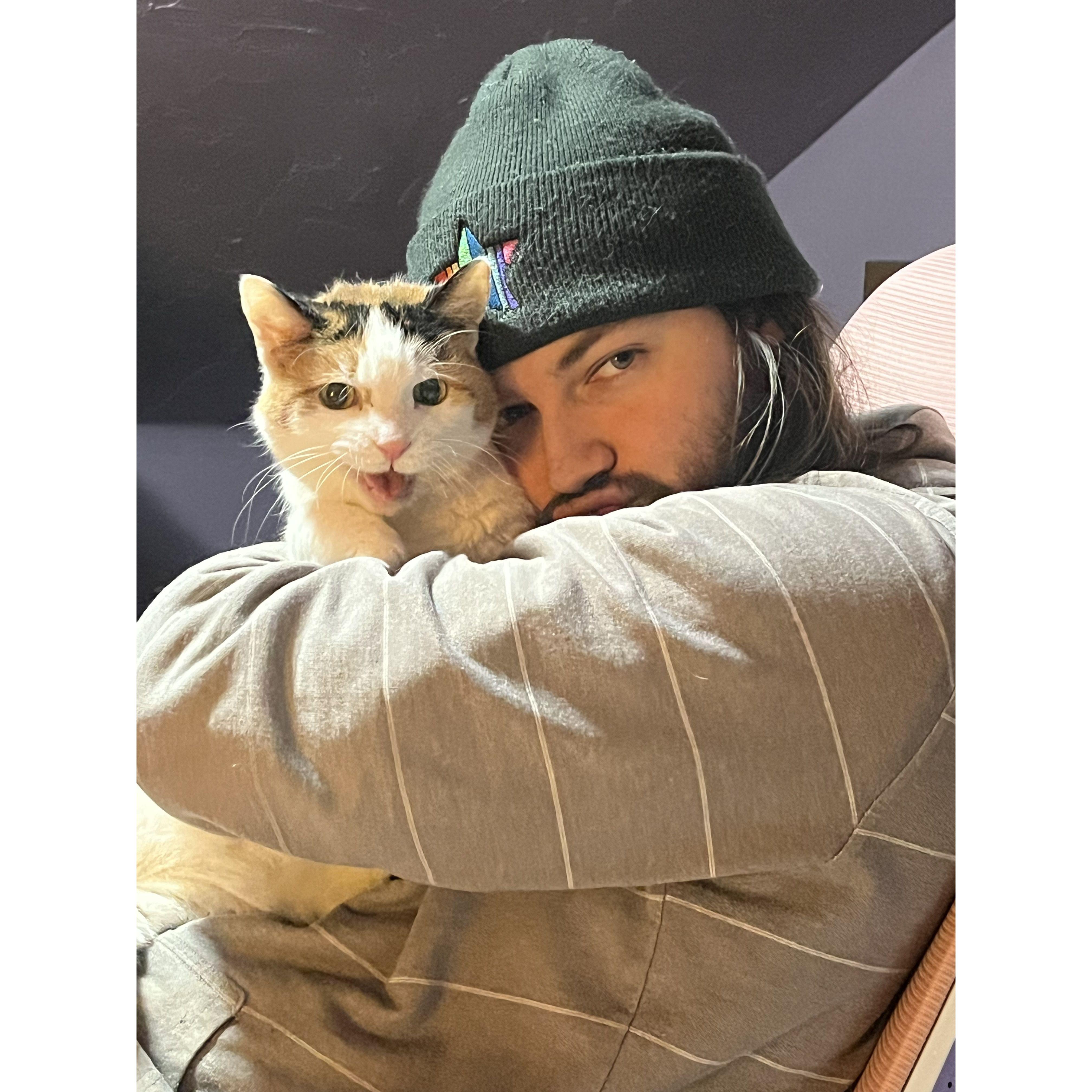 Matt and his little girl Pumkin!