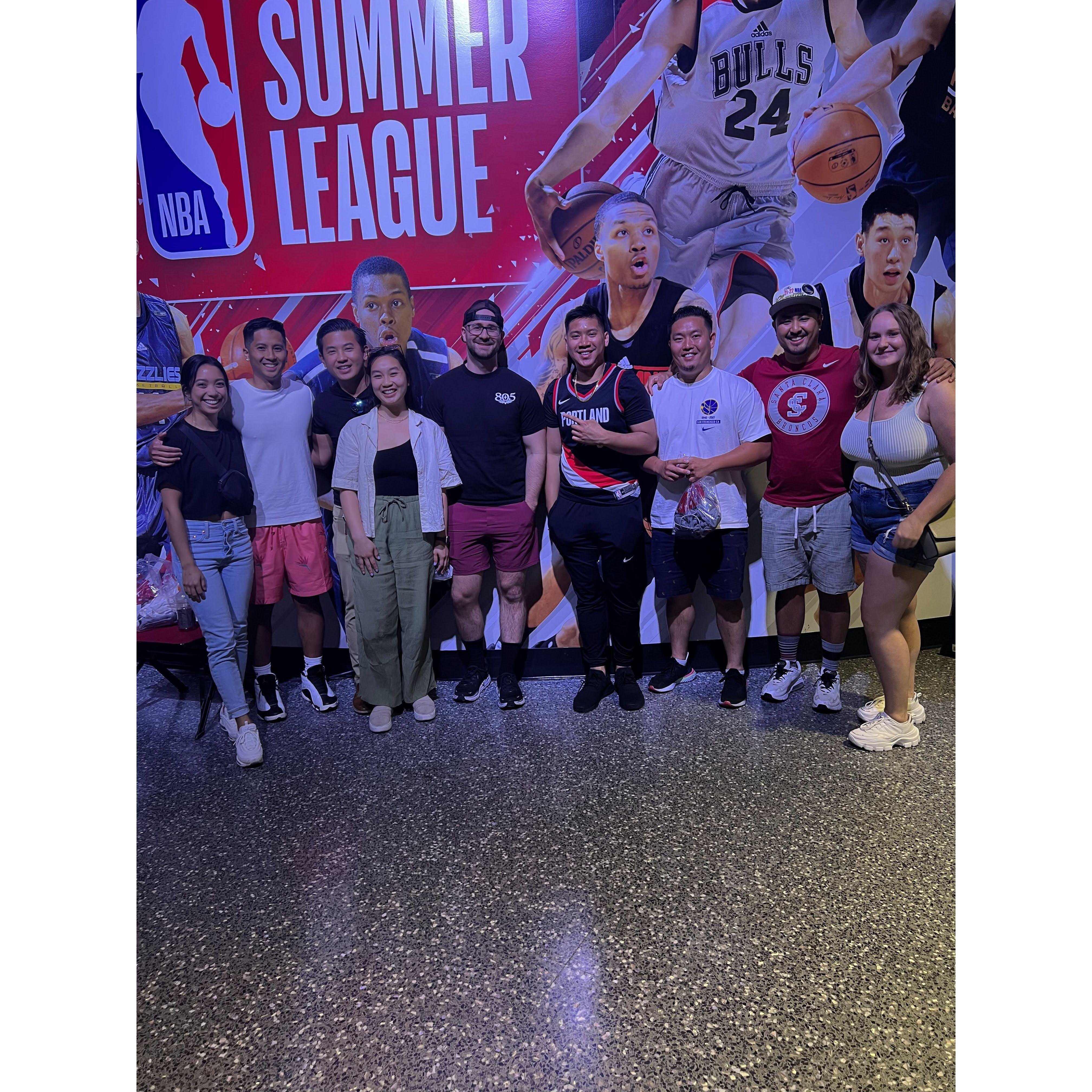 NBA Summer League Year 4! The first year of the boys with their plus ones!