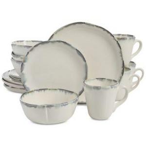 Gibson Elite Cezanne Cream 16-Piece Dinnerware Set