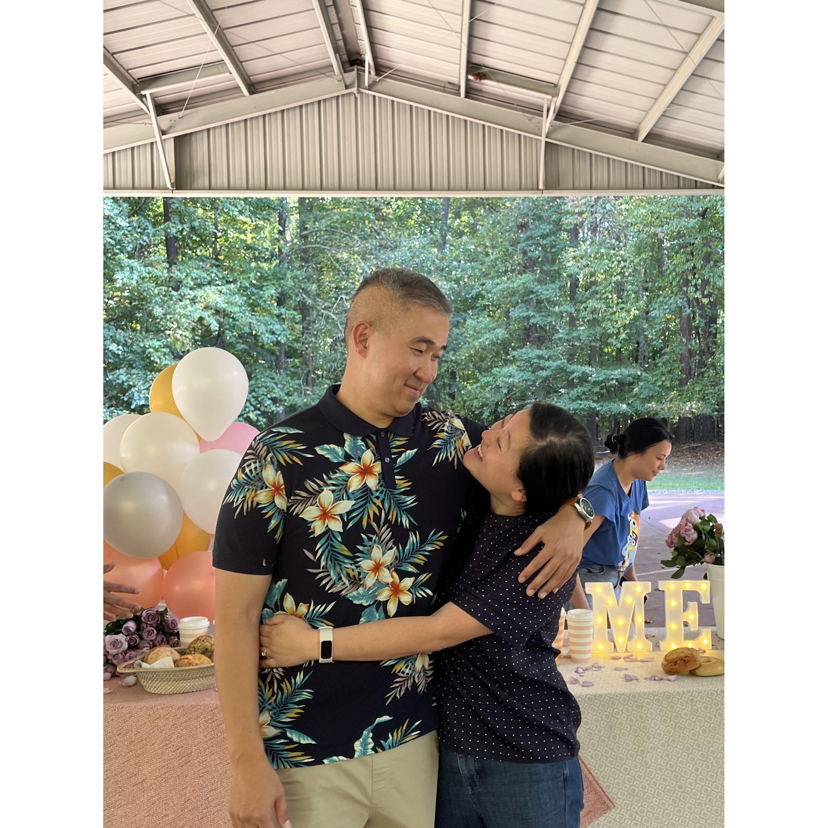 The day of our engagement.