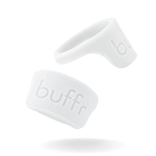 BUFFR Silicone Ring Protector for Working Out – Wedding Ring Protector – Rubber Ring Guard for Women – White, Size 5