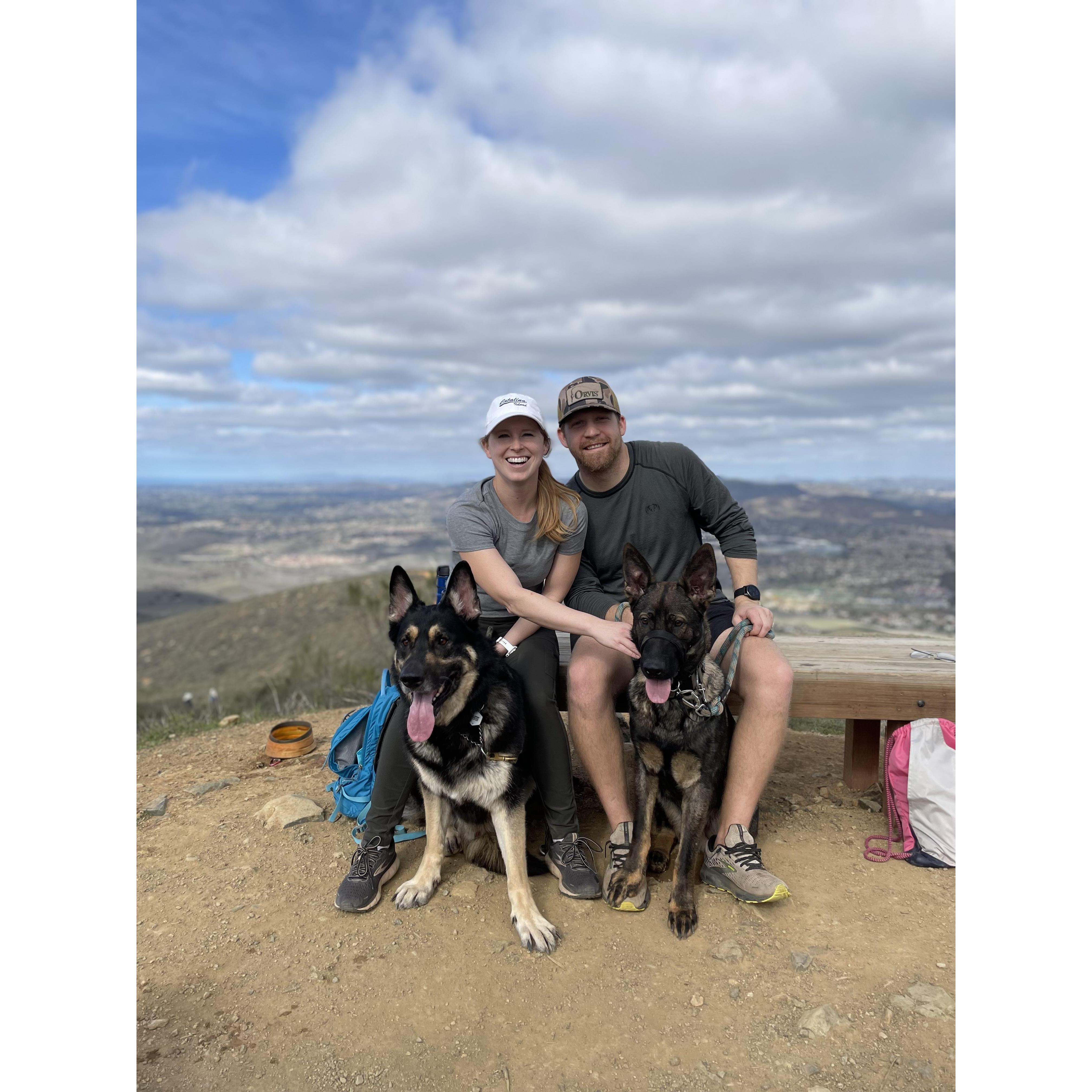 One of our many San Diego hiking adventures