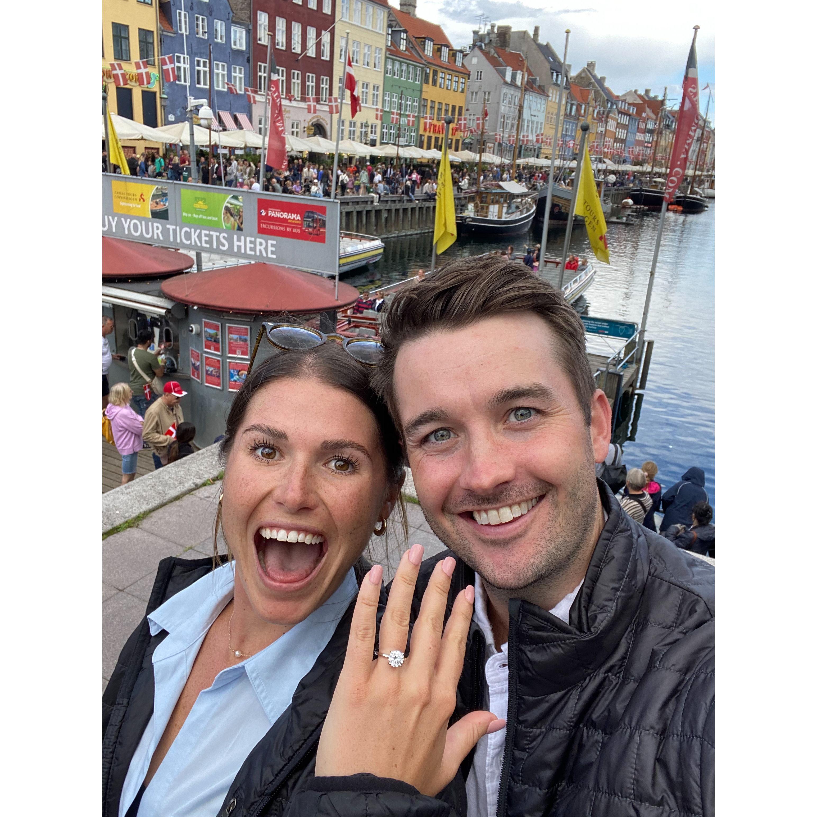 Engaged in Copenhagen!