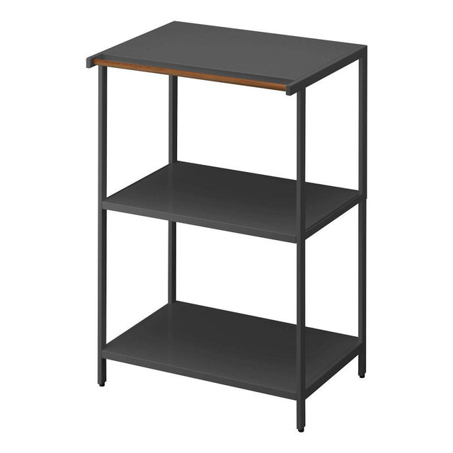 Yamazaki Tower 3-Tiered Storage Rack, Black