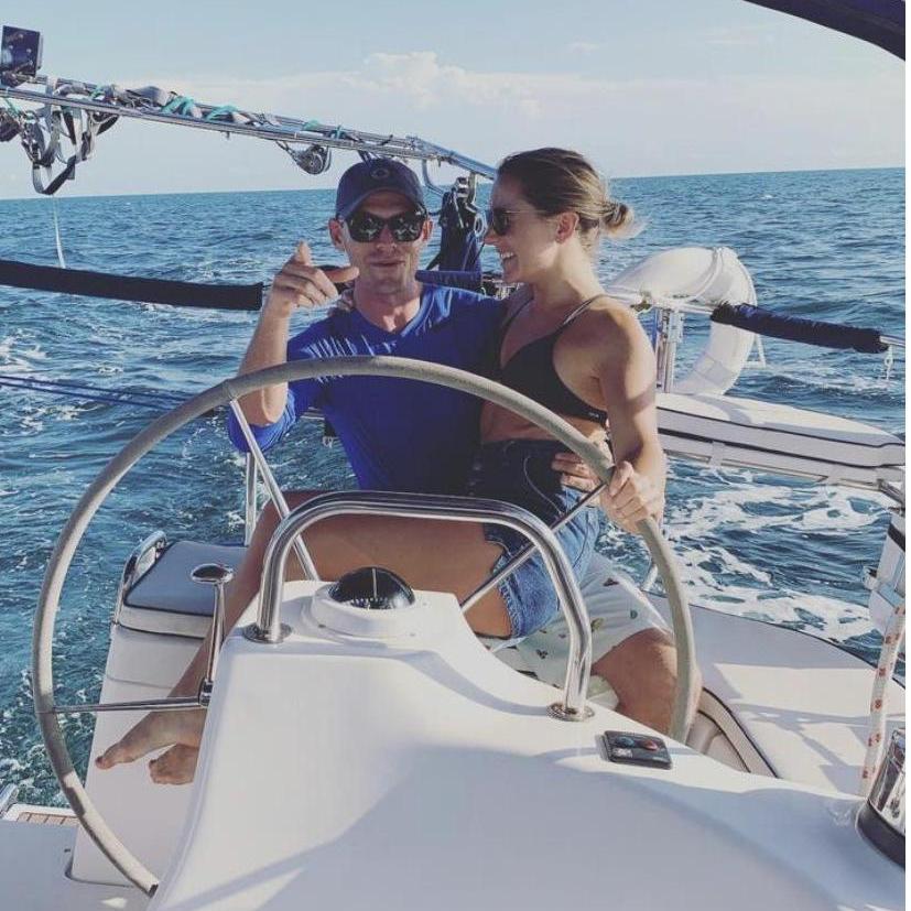 Marathon sailing day- the weekend after we met!