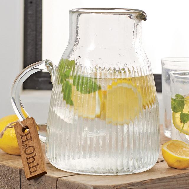 Circa H2O Glass Pitcher