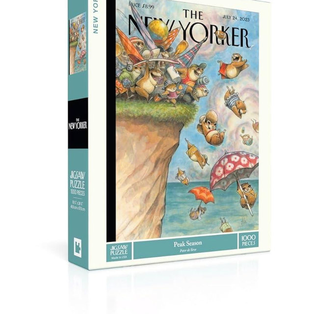 New York Puzzle Company - New Yorker to The Sea! - 1000 Piece Jigsaw Puzzle for Family Game Nights by Peter de Sève