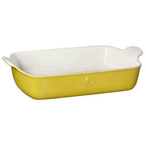 Emile Henry Made In France HR Modern Classics Large Rectangular Baker, 13 x 9", Yellow