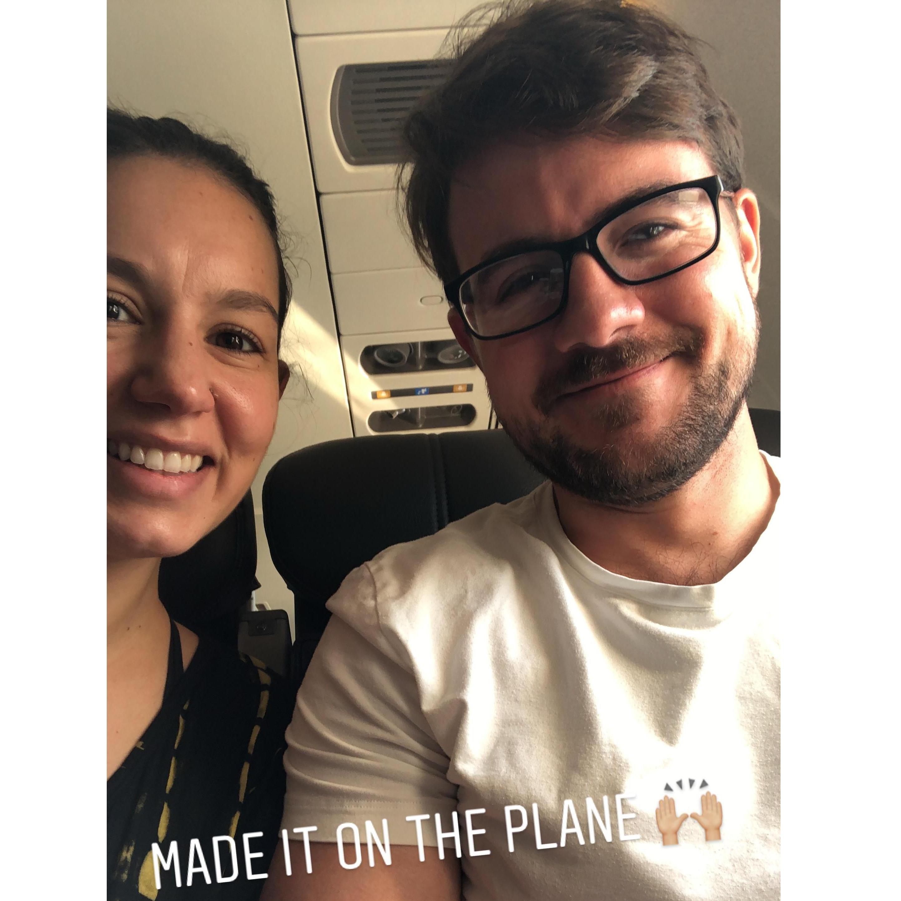 First flight together