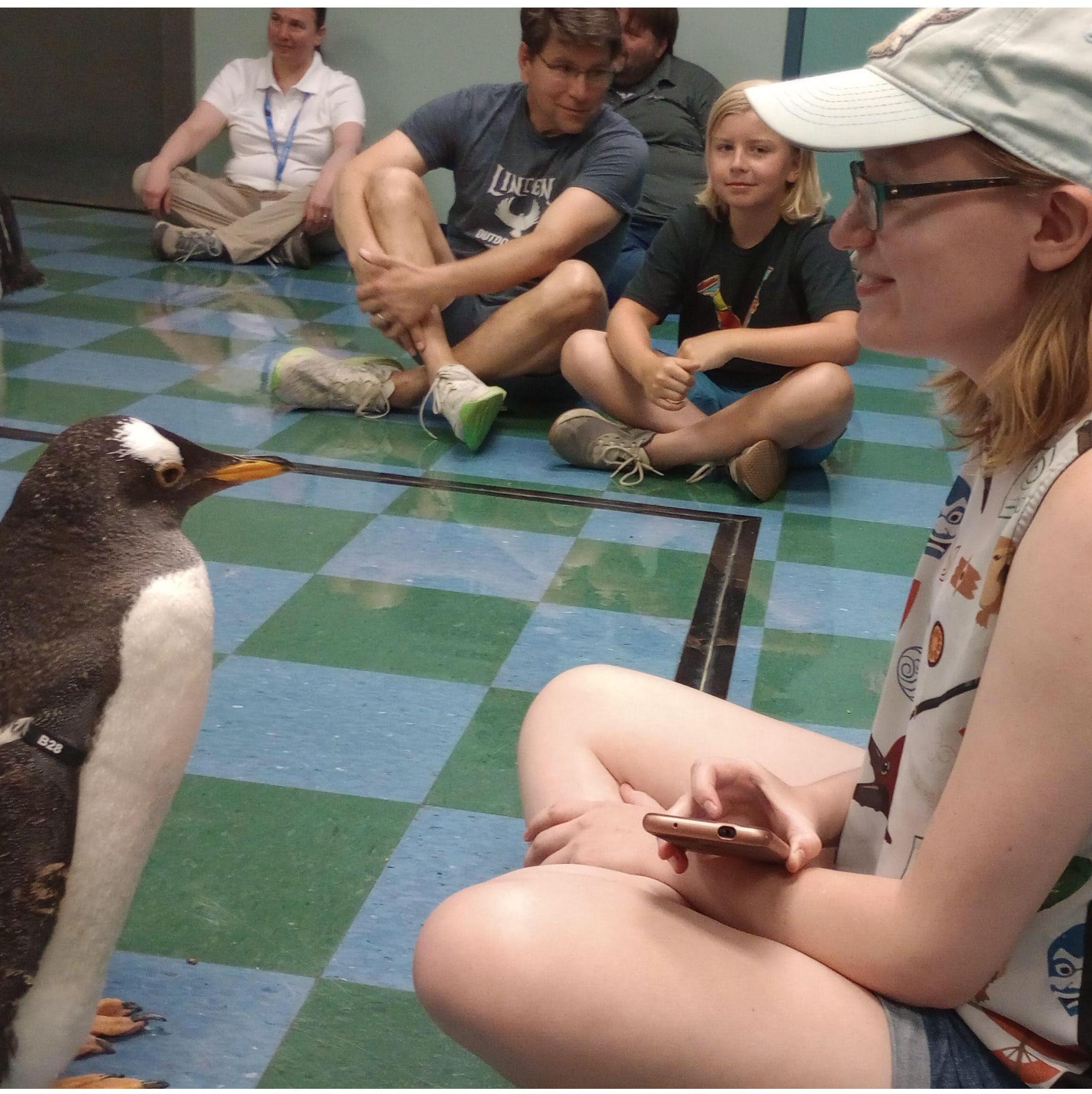 Jess meets Ms. Oscar at the St. Louis Zoo: St. Louis, MO