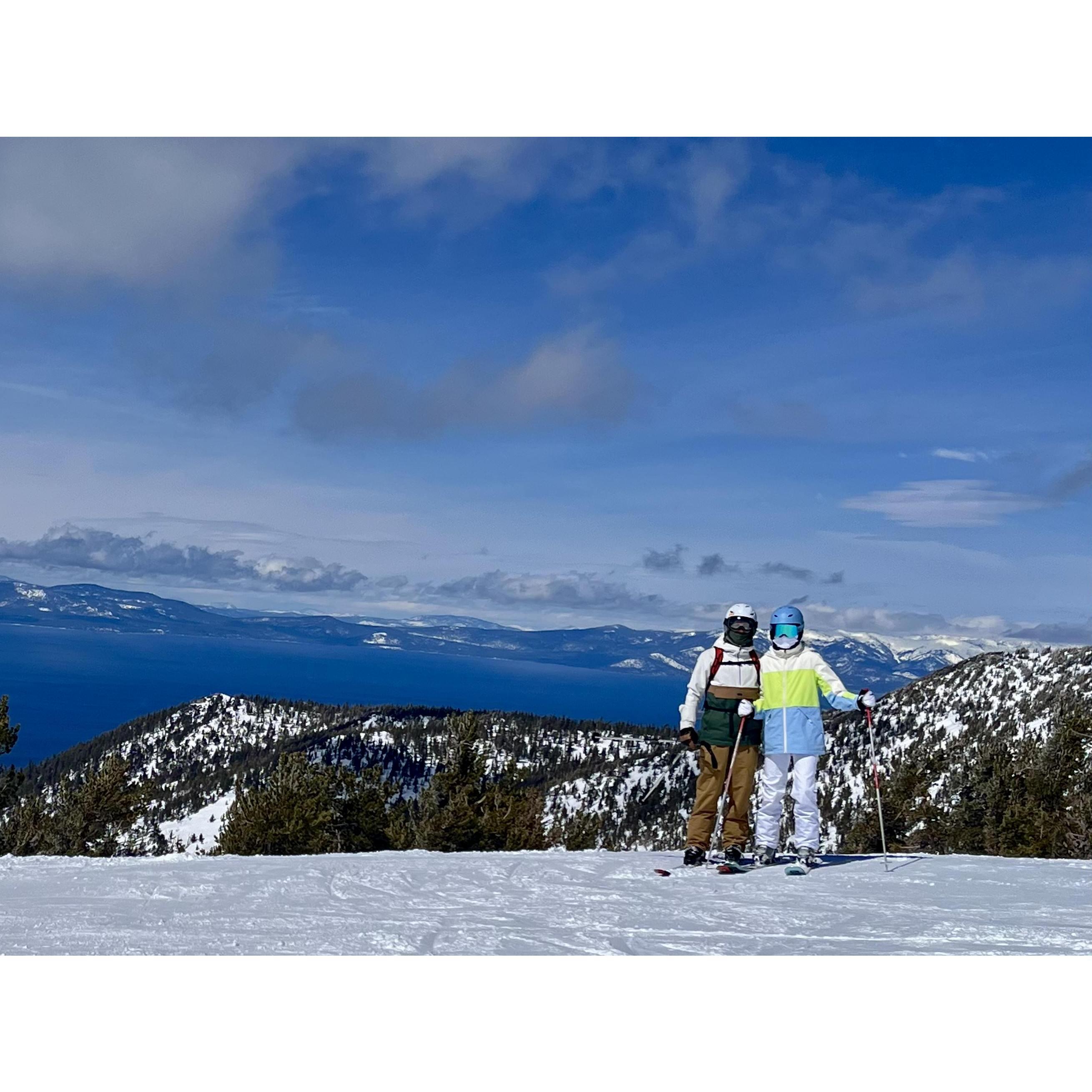Skiing Heavenly in Lake Tahoe in March 2024