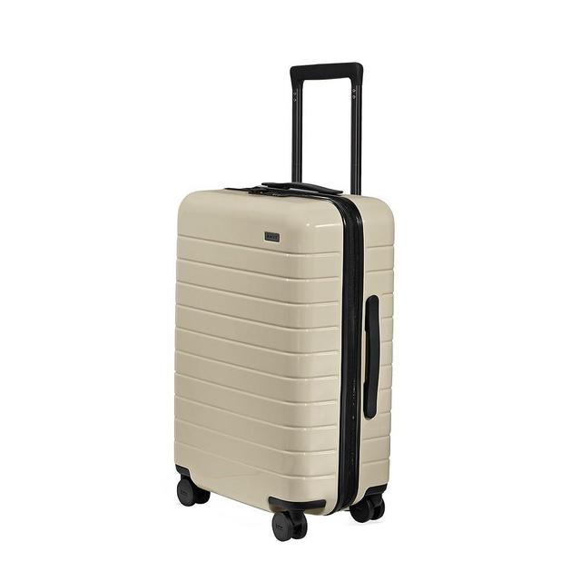 Away Bigger Carry-On Luggage, Lightweight Hardside Large Suitcase with Spinner Wheels, TSA Lock, Airline Approved, Salt White