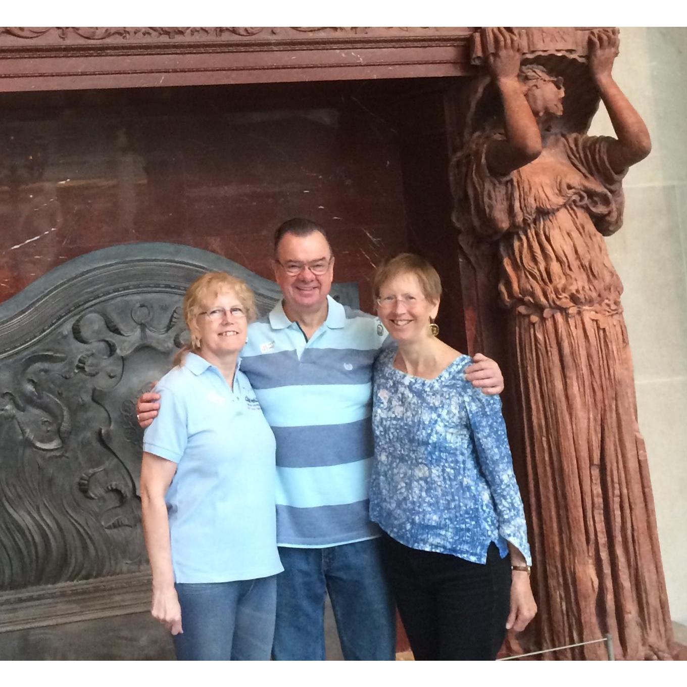"3 Figures in Blue" at the Metropolitan Museum in NYC  June 2019