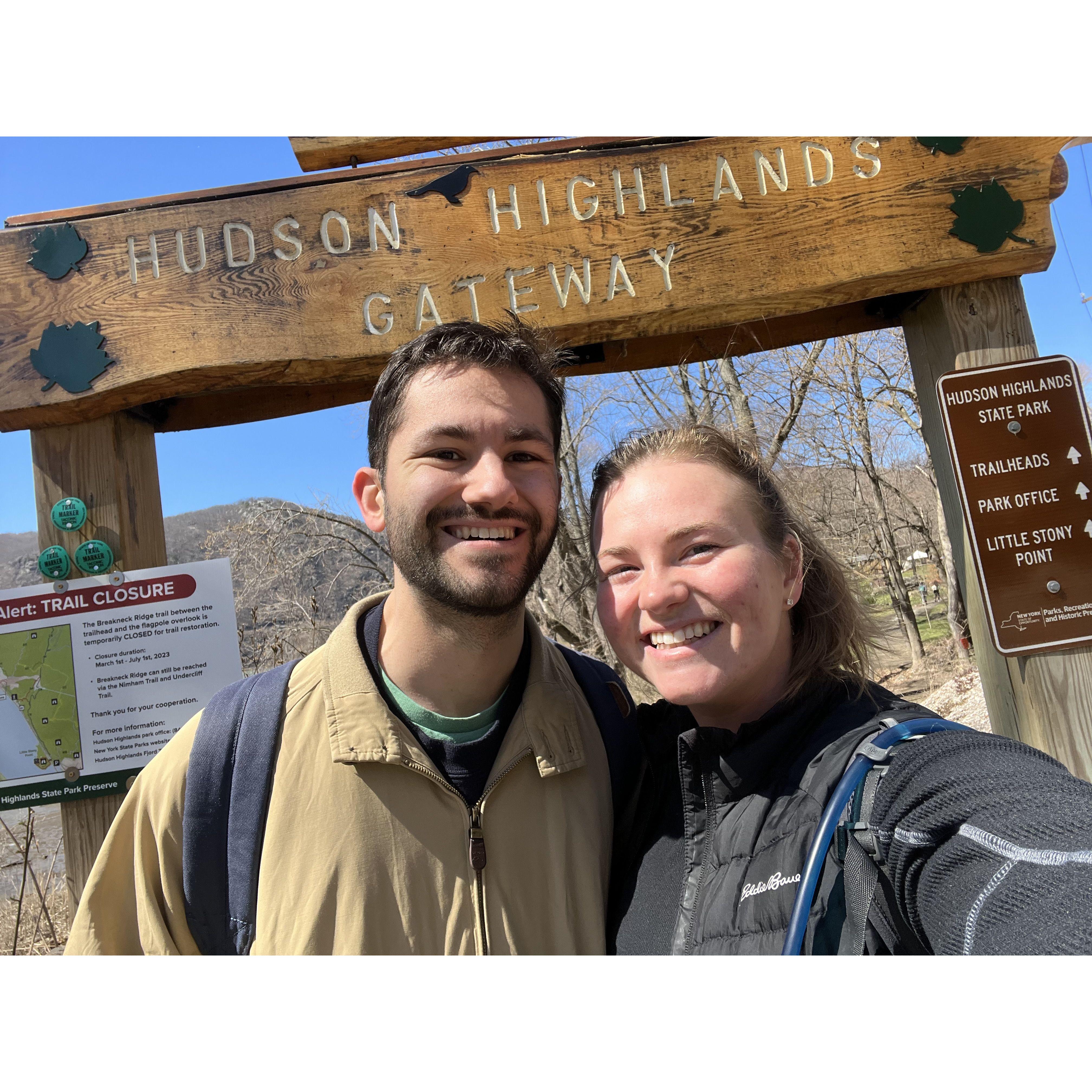 Hailey fell in love with New York when she realized she could take the Metro North for day hikes in the Hudson Valley. Now Tim and Hailey love hiking (and birdwatching <3) there together!