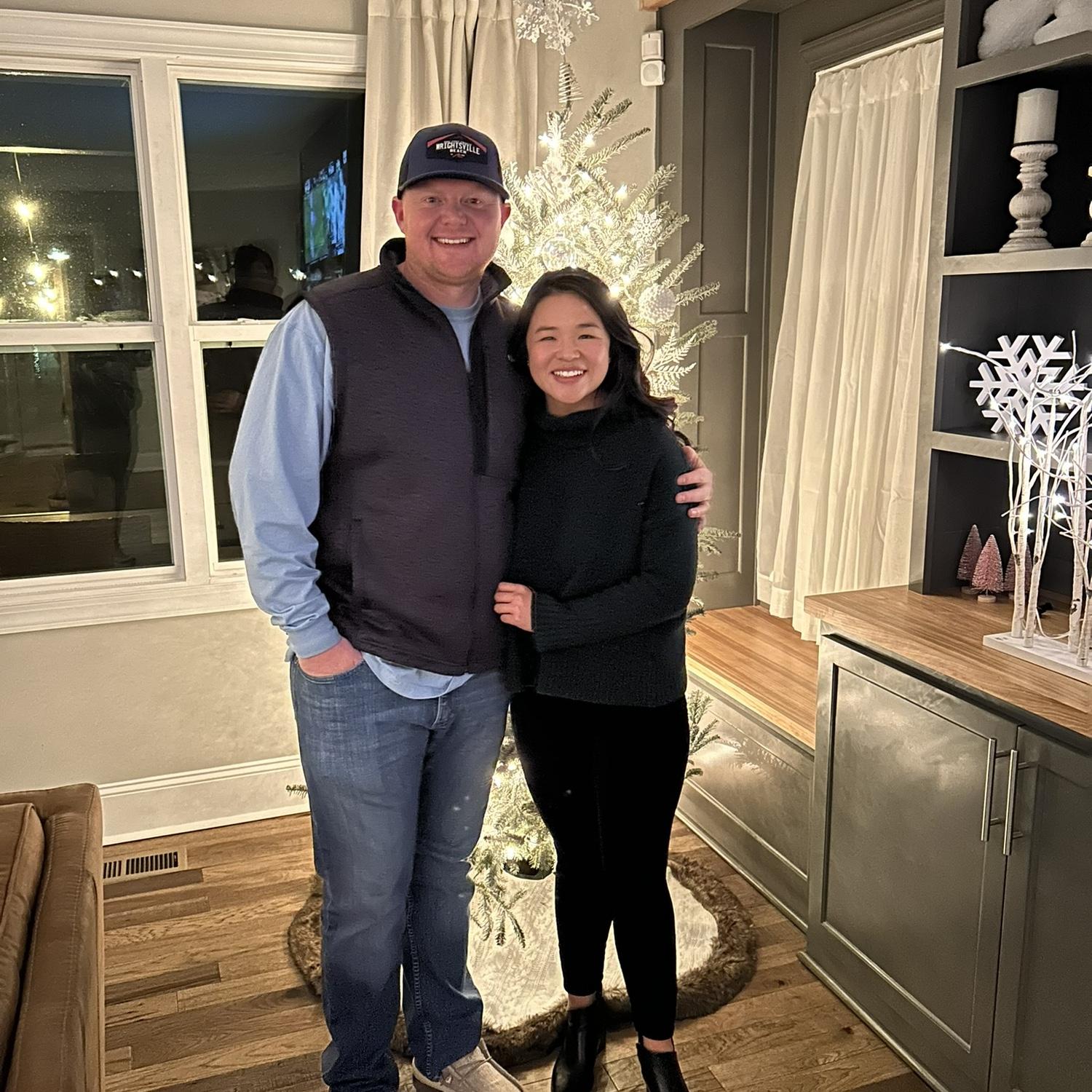 Our first NYE together and the night Commishy finally won the championship