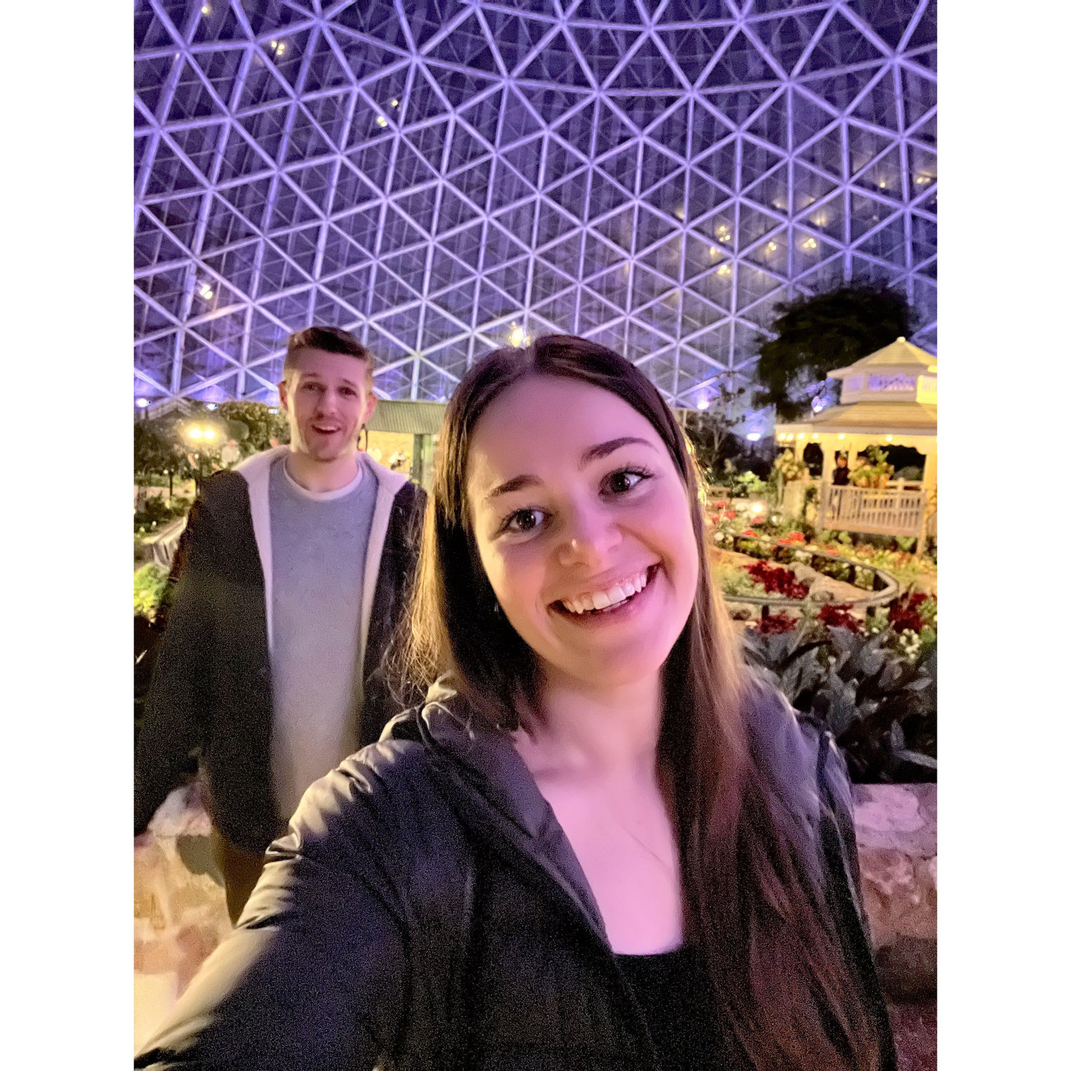 Light Show at the Domes