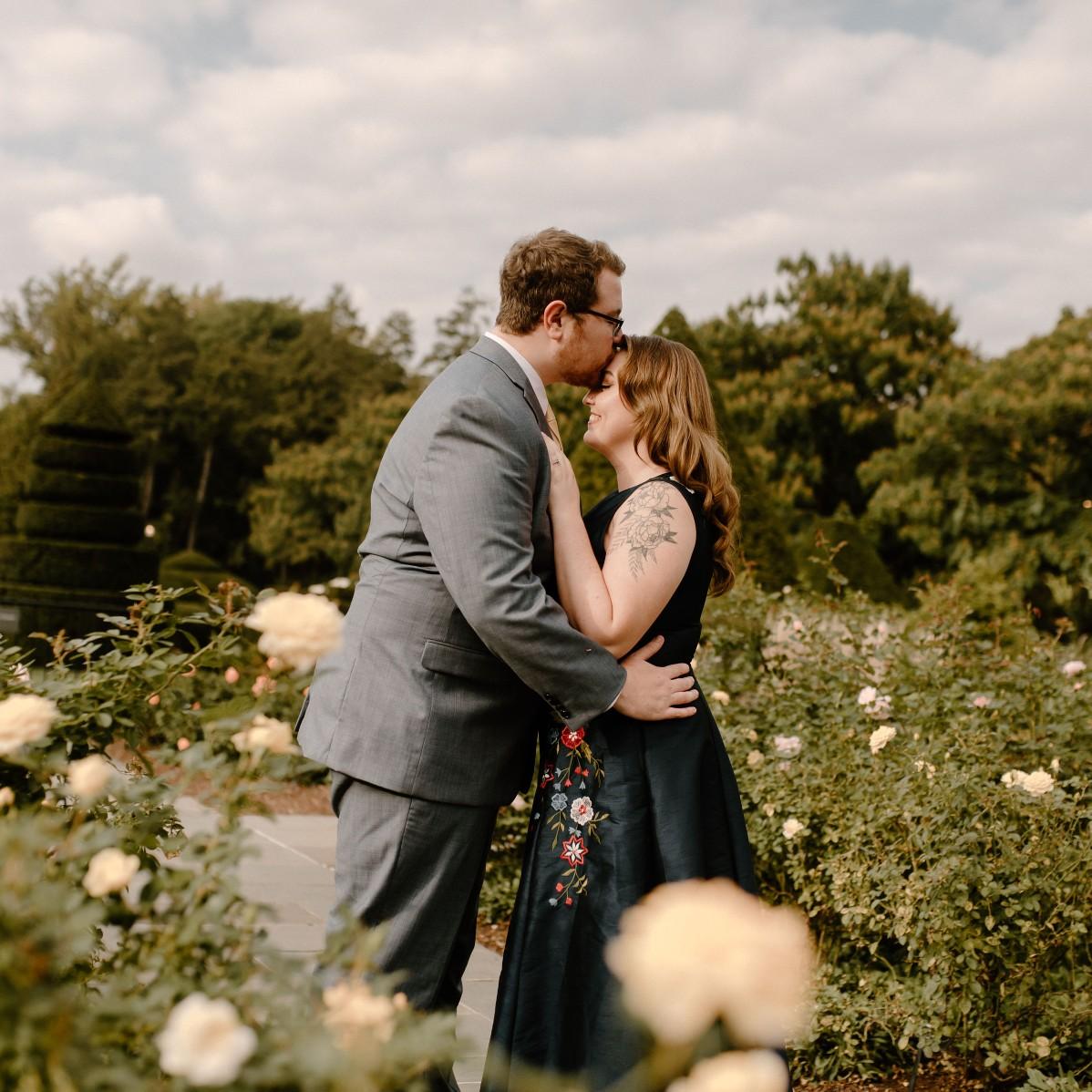 Engagement session at Longwood Gardens with Toni Marie Photography