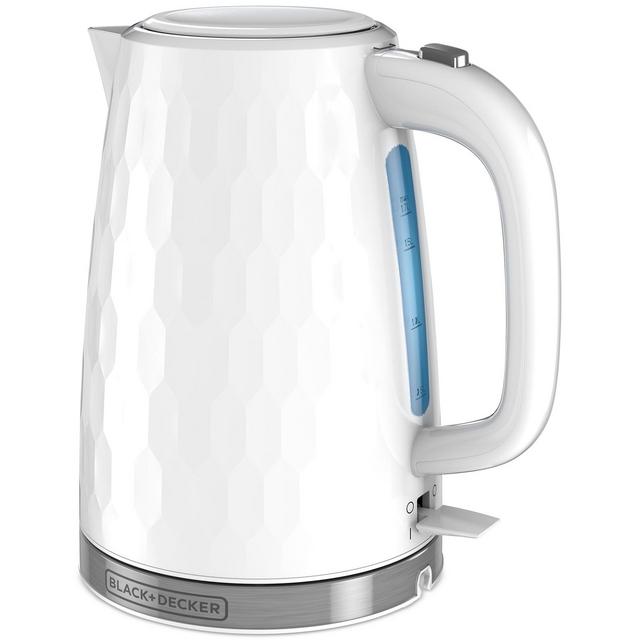 Black & Decker Honeycomb Collection 1.7-Liter Rapid Boil Electric Cordless Kettle