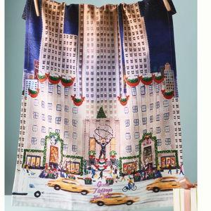 Holiday in the City Dish Towel