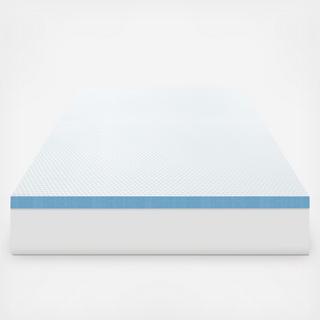 Elite Cooling Gel-Infused Memory Foam Mattress Topper