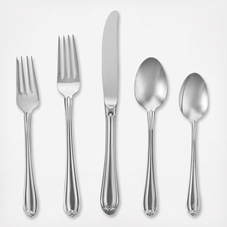 Lenox, Gorham Melon Bud 5-Piece Flatware Set, Service for 1 | Zola