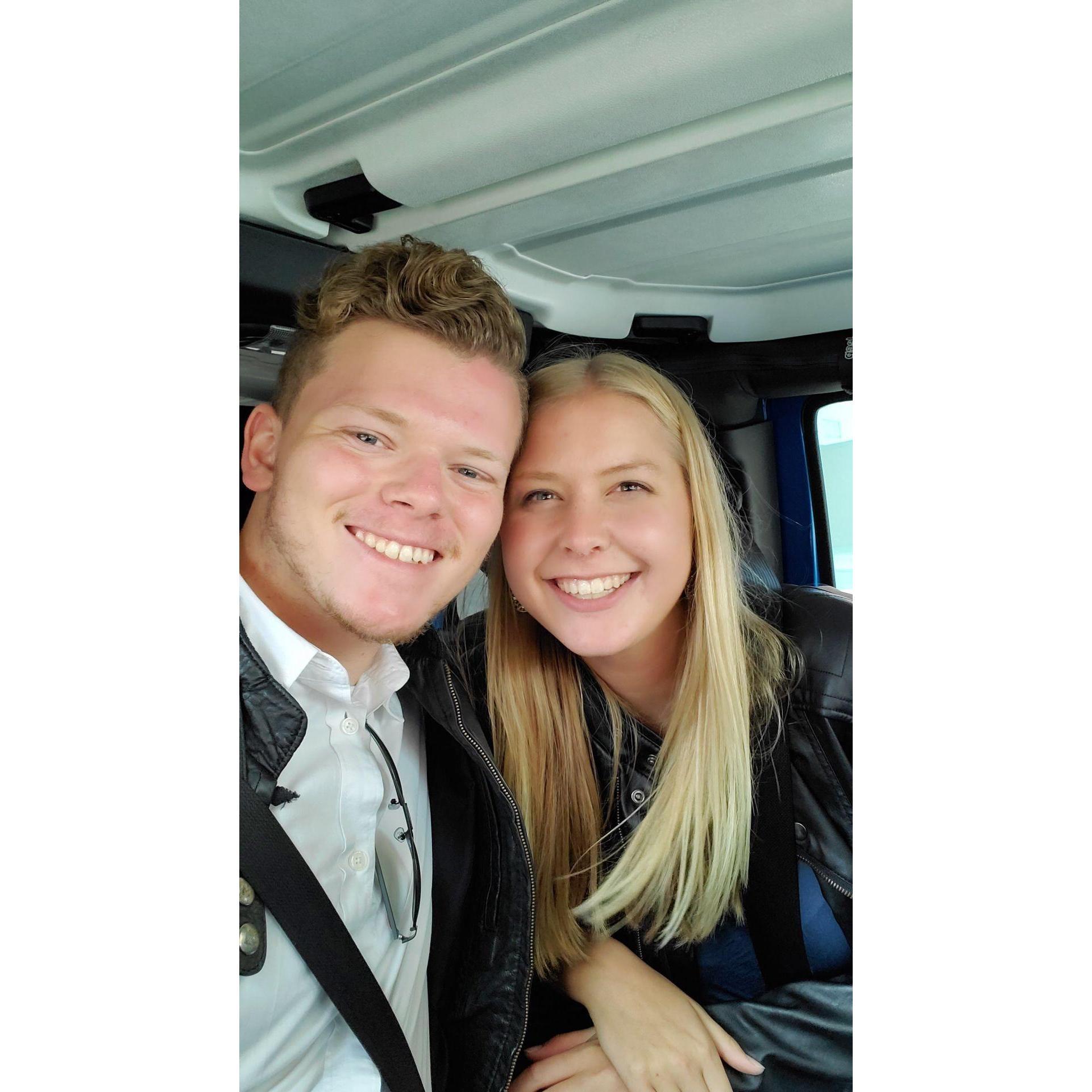 Our first time meeting up after being apart.