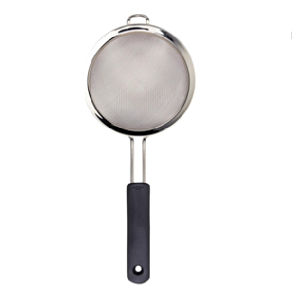 OXO Good Grips 6-in Double Rod Strainer , Black