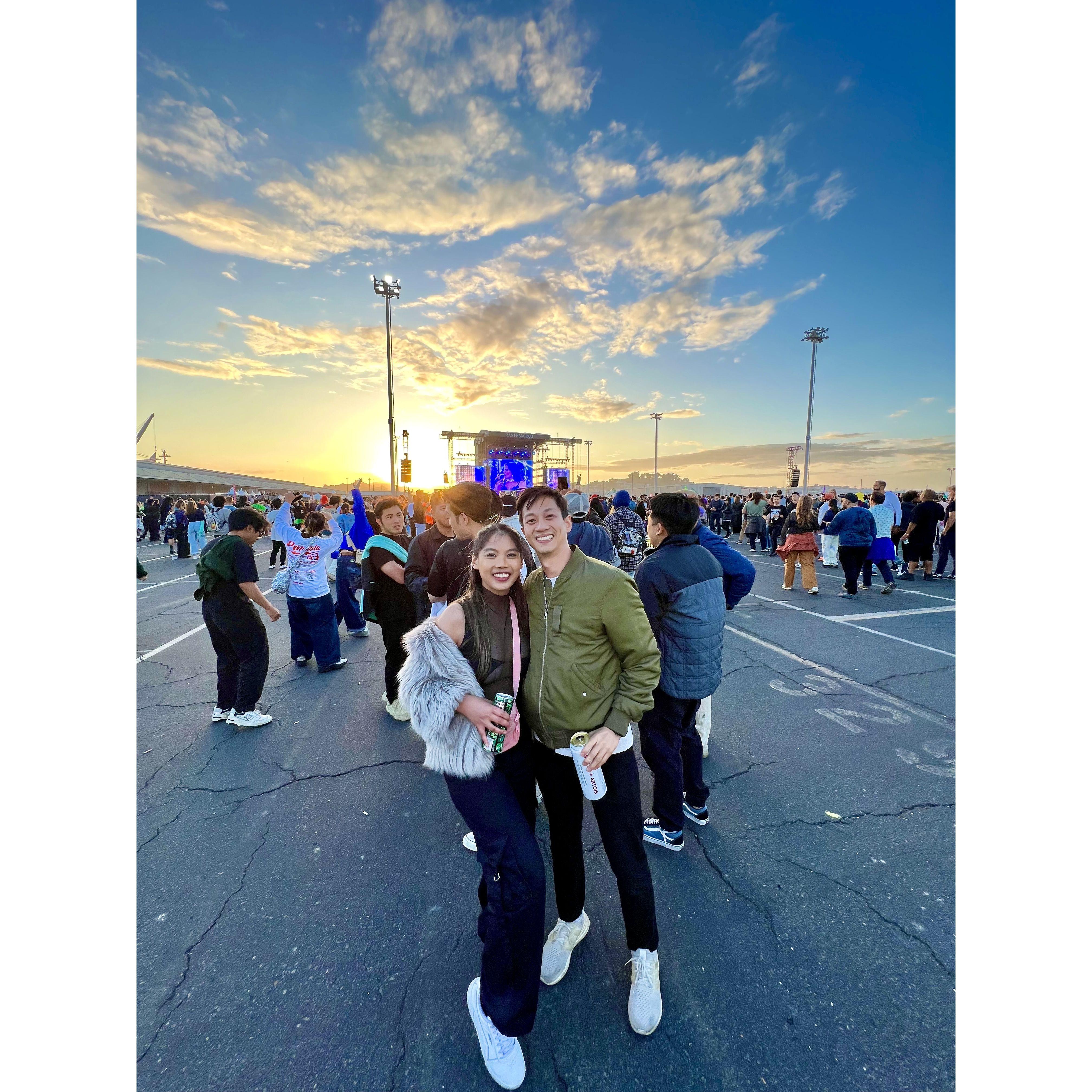 We flew to Portola 2023 in San Francisco.