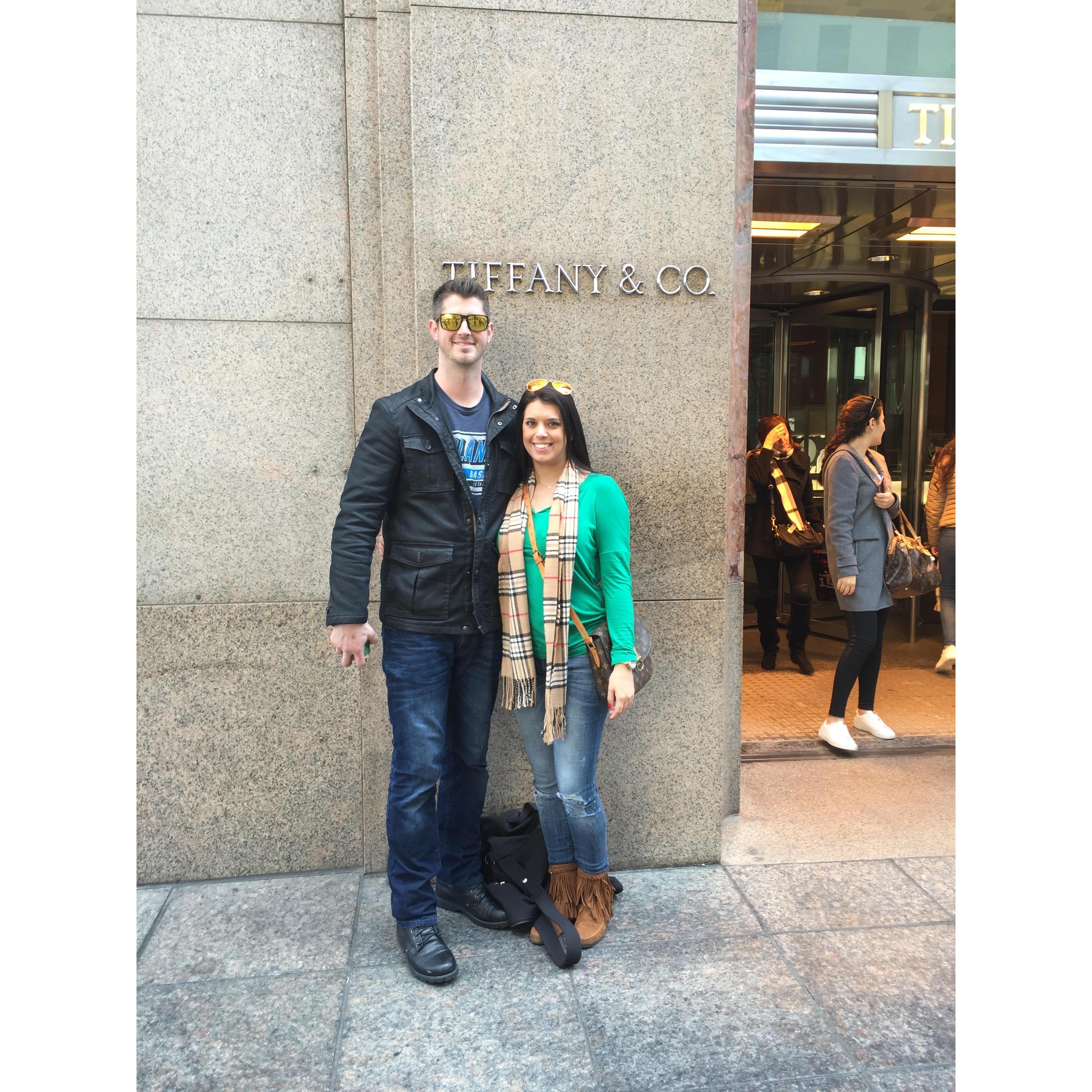 We took this pic for my POP! Tiffany & Co.
