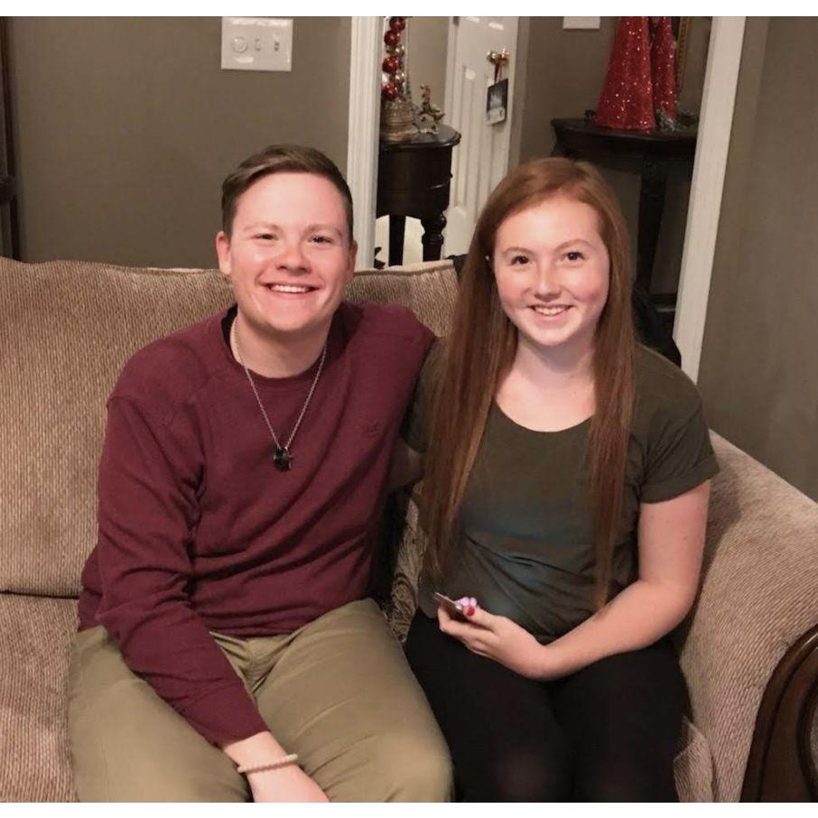 This is from the night Emily met my family at my birthday party, 2 days after we got together!