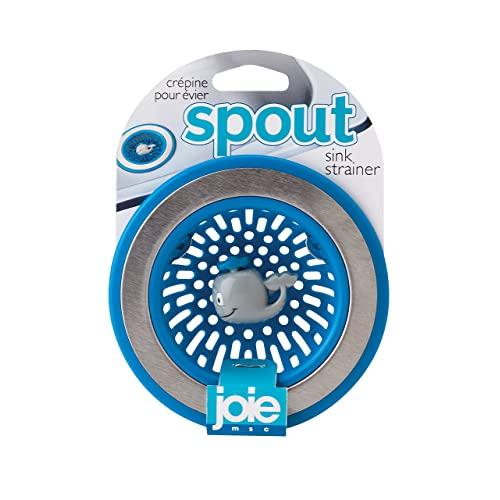 MSC International Joie Spout Kitchen Sink Strainer Basket, Whale, 4.5-inch, Blue