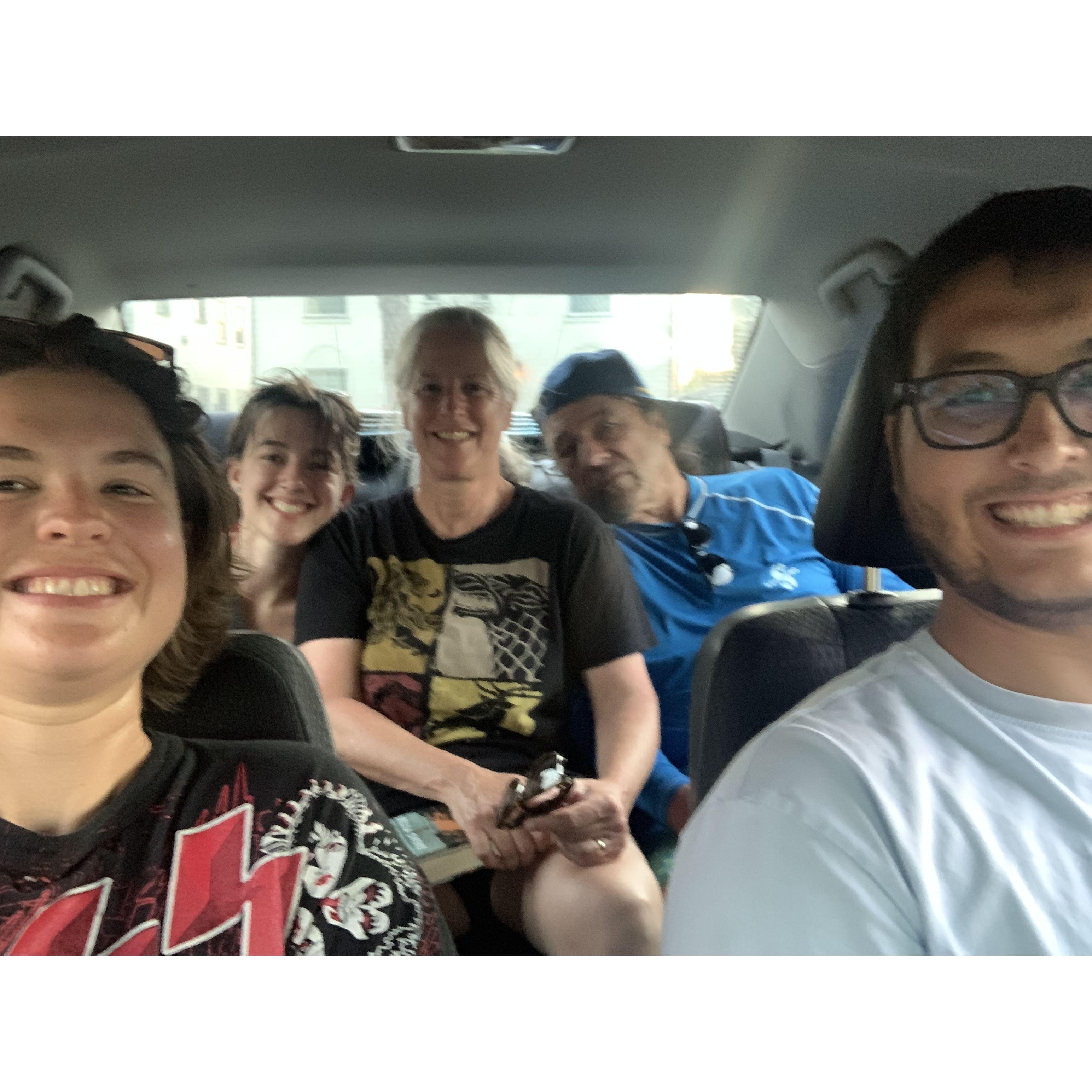 Burson Family Visit, CA, 2022.