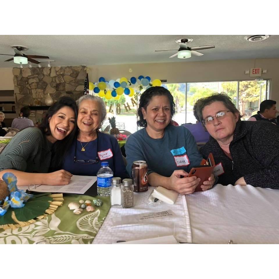 Camille's Great-Aunt, Harriet (Yungie) Torres & Cousins, Lena & Helen