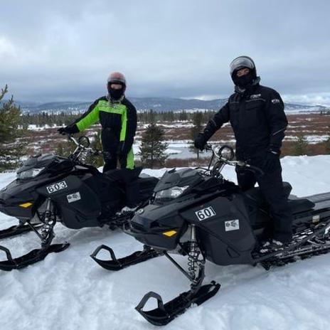 Snowmobiling in Yellowstone while ringing in the 2021 New Year!