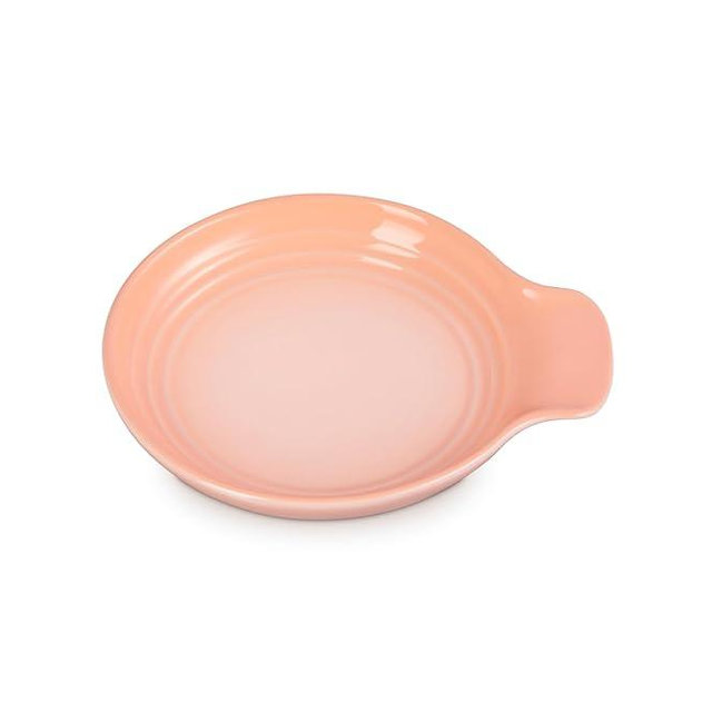 Le Creuset Stoneware Signature Round Spoon Rest, 6in., Peche