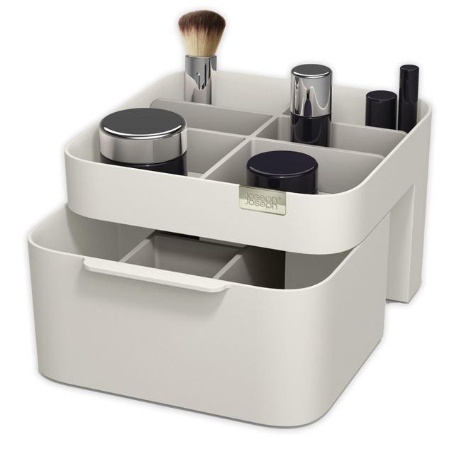 Joseph Joseph® Viva™ Cosmetic Organizer with Drawer in Shell