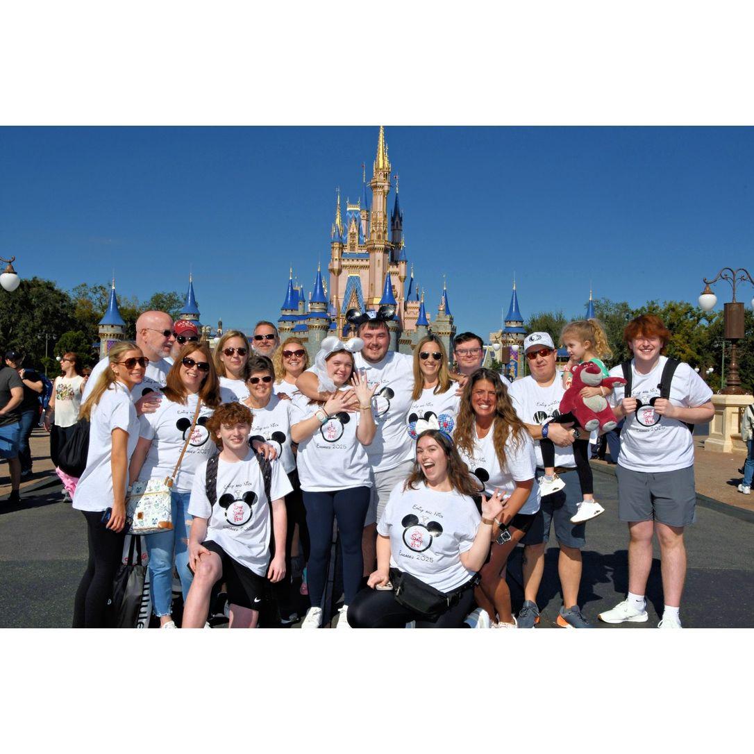 SURPRISE! Our whole family came to see!