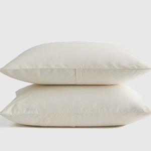 Organic Brushed Cotton Sham Set - Ivory, King