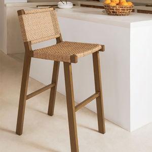 Modern Upholstered Counter Chair