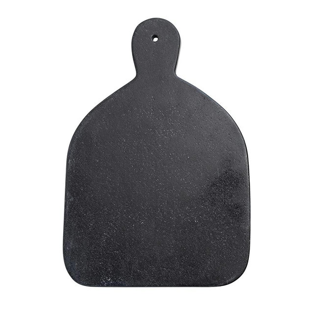 Bloomingville Modern Marble Charcuterie Handle, Black Cheese/Cutting Board