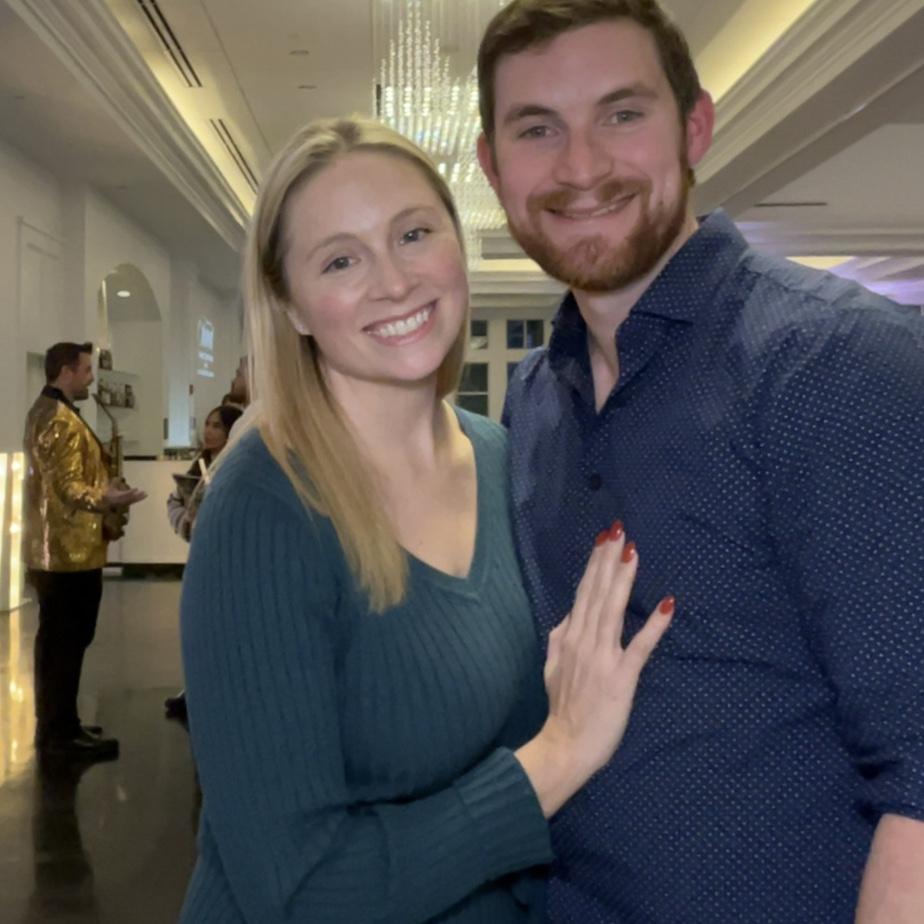 Our wedding tasting picture at LVP