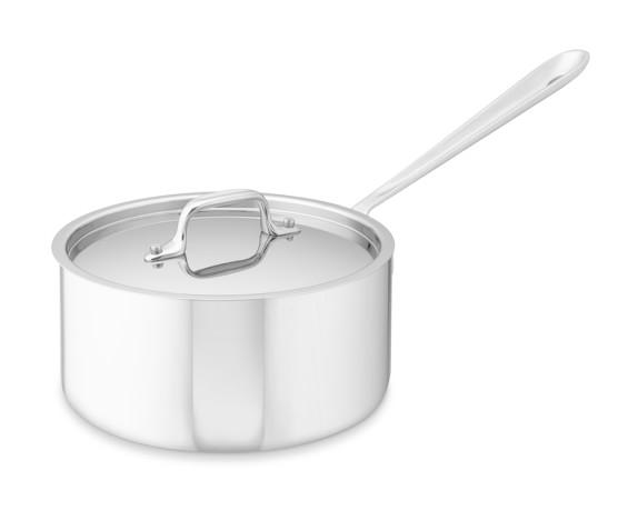 All-Clad Tri-Ply Stainless-Steel Saucepan, 3-Qt.