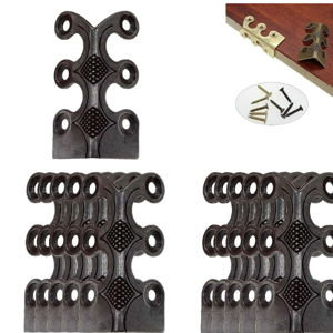 Skirting Board Corner Protectors Solid Brass (Black*10Pcs)